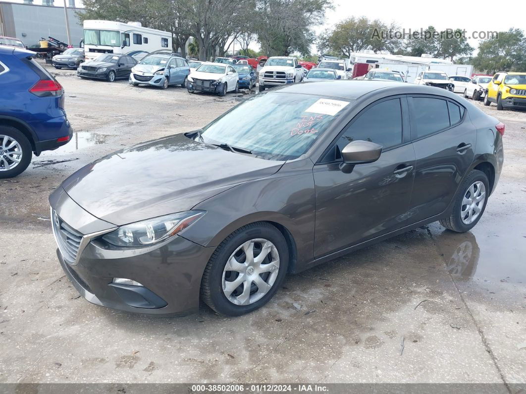 2015 Mazda Mazda3 I Sport Коричневый vin: 3MZBM1U73FM157888