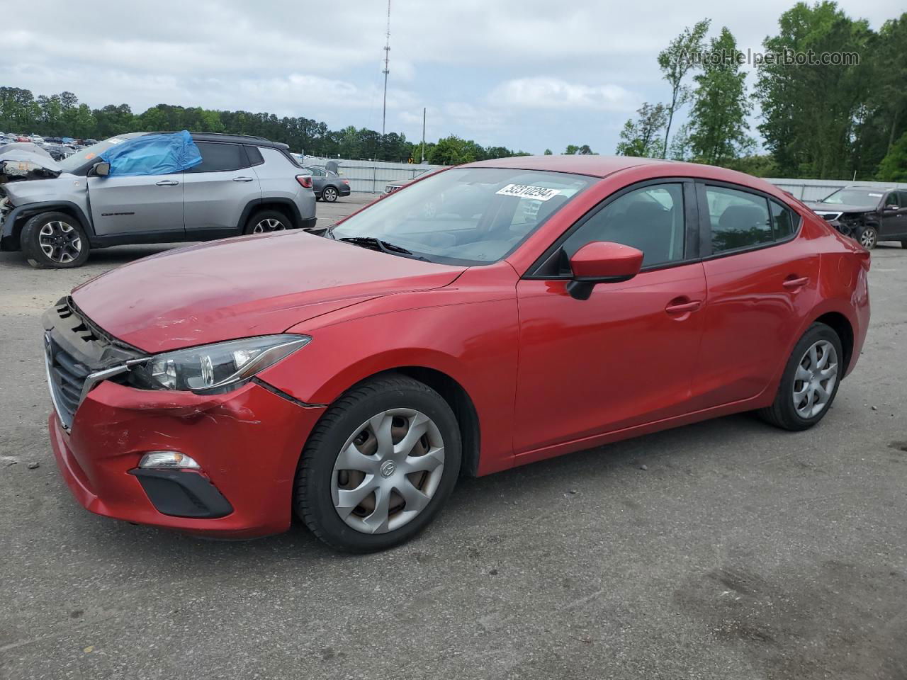 2015 Mazda 3 Sport Red vin: 3MZBM1U73FM166980