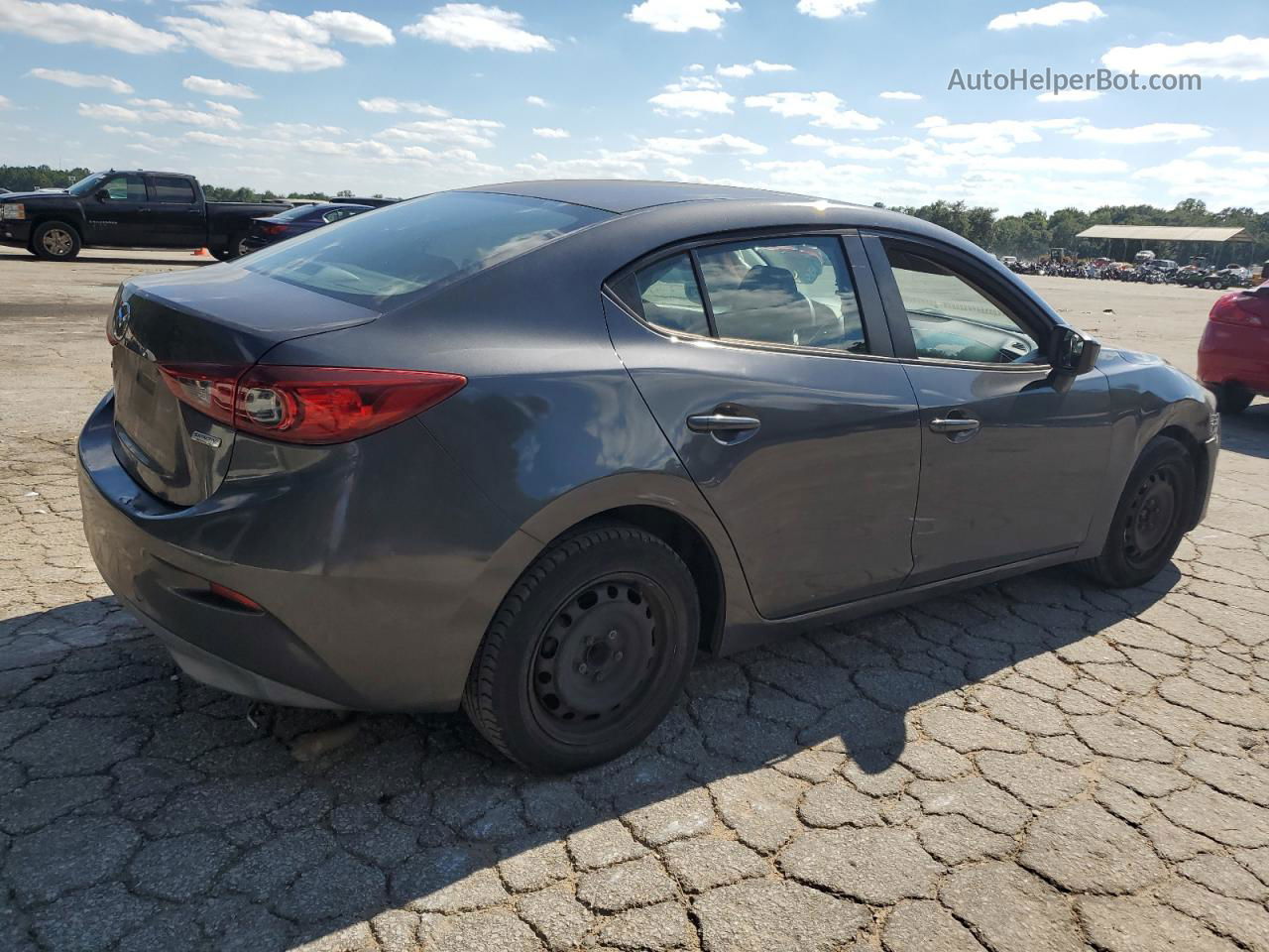 2015 Mazda 3 Sport Gray vin: 3MZBM1U73FM167790