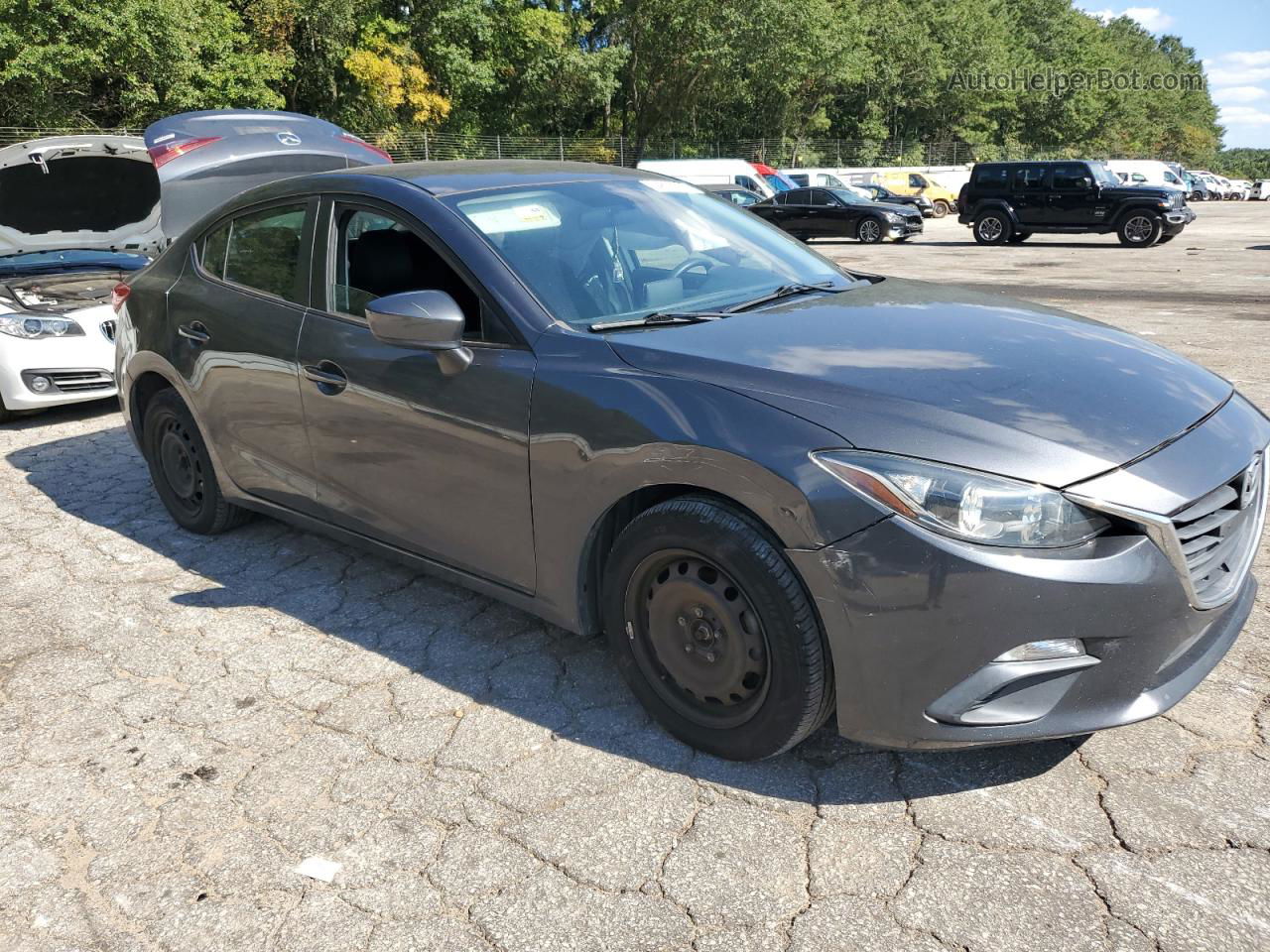 2015 Mazda 3 Sport Gray vin: 3MZBM1U73FM167790