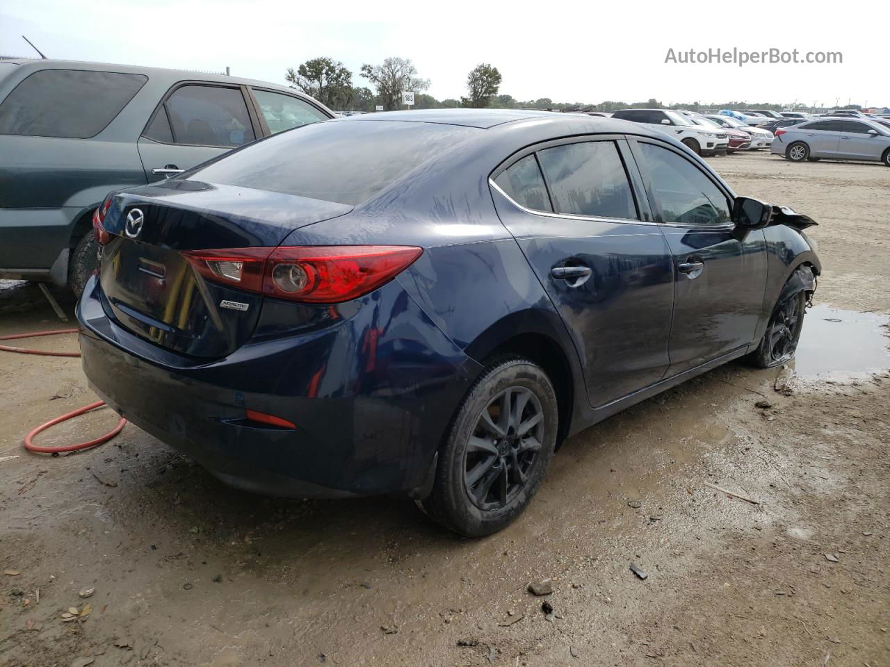 2016 Mazda 3 Sport Blue vin: 3MZBM1U73GM240805