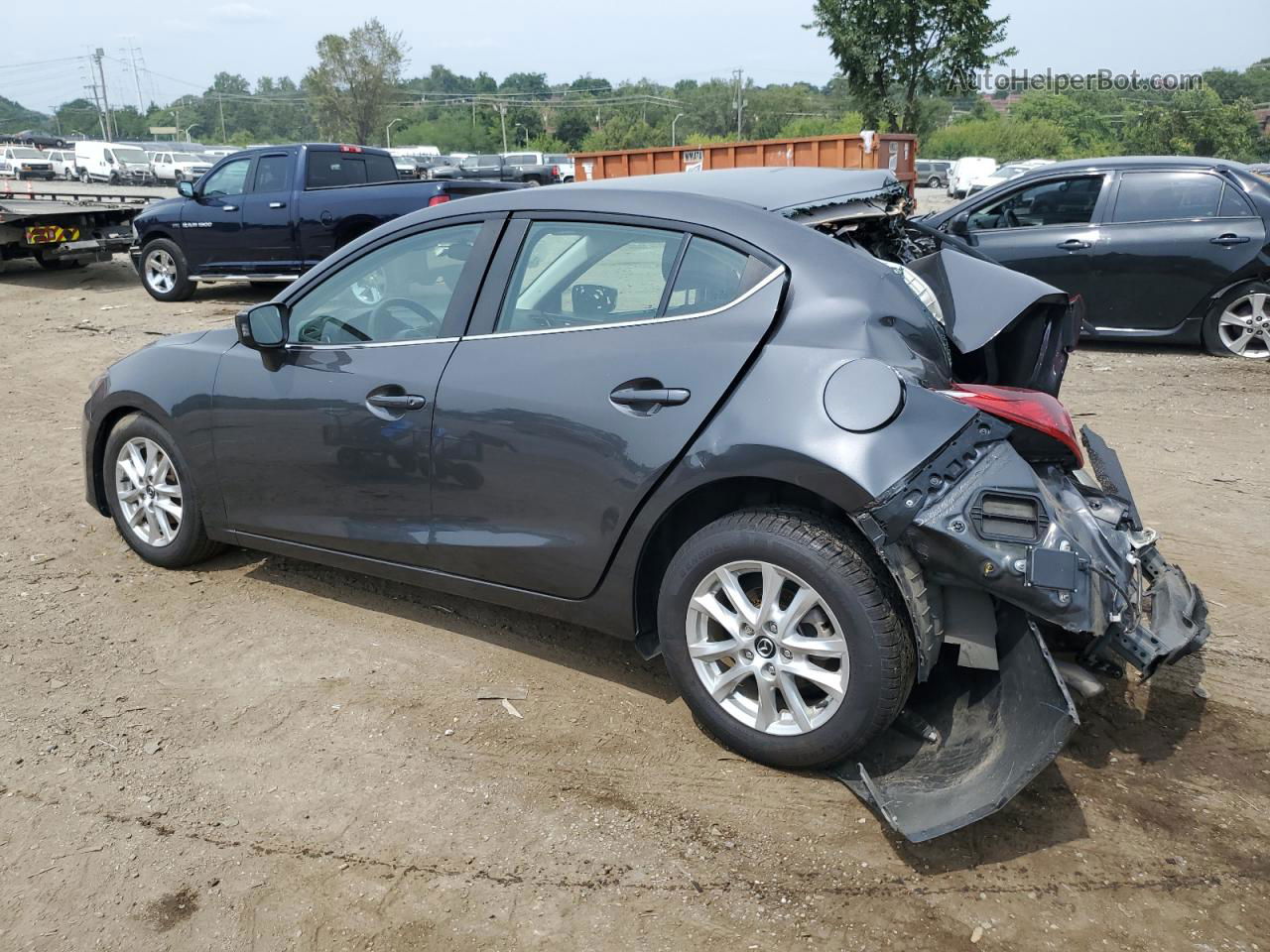 2016 Mazda 3 Sport Серый vin: 3MZBM1U73GM286182