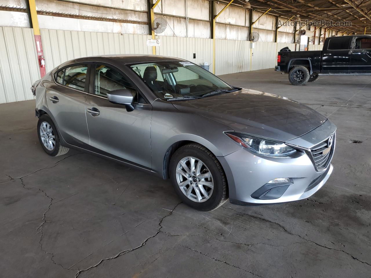 2016 Mazda 3 Sport Silver vin: 3MZBM1U73GM300033