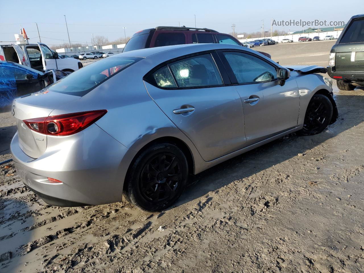 2014 Mazda 3 Sport Silver vin: 3MZBM1U74EM101425