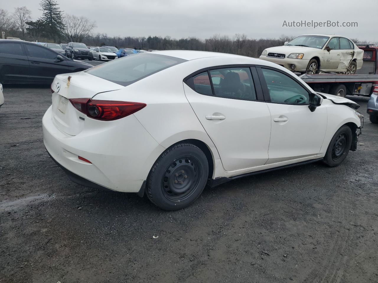 2015 Mazda 3 Sport Белый vin: 3MZBM1U74FM165823