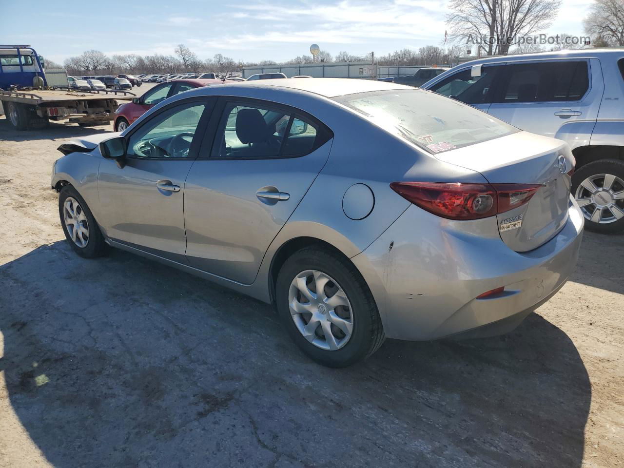 2015 Mazda 3 Sport Silver vin: 3MZBM1U74FM190978