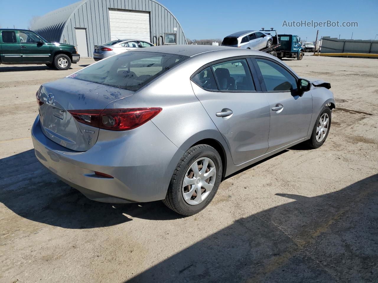 2015 Mazda 3 Sport Silver vin: 3MZBM1U74FM190978