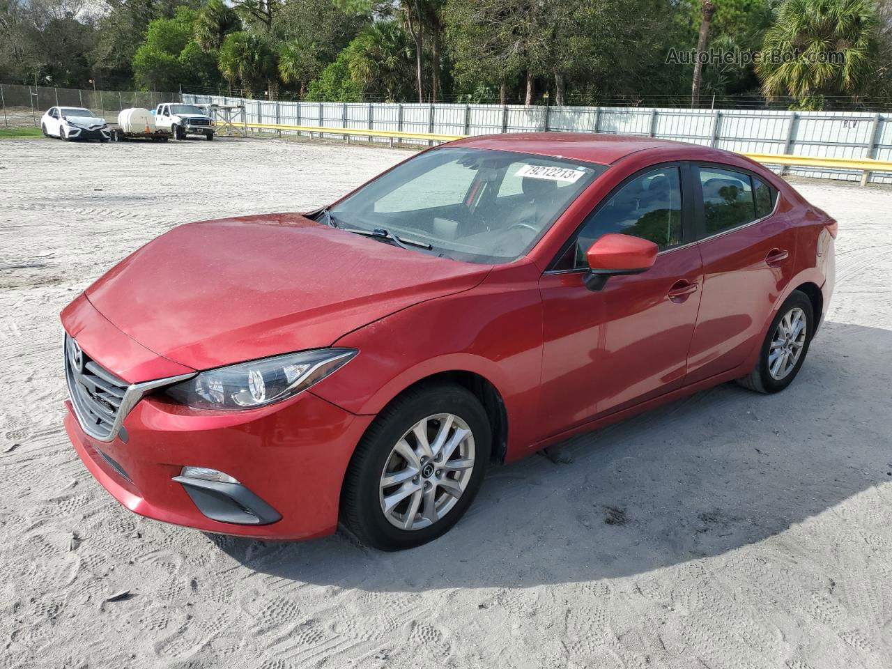 2016 Mazda 3 Sport Красный vin: 3MZBM1U74GM244071