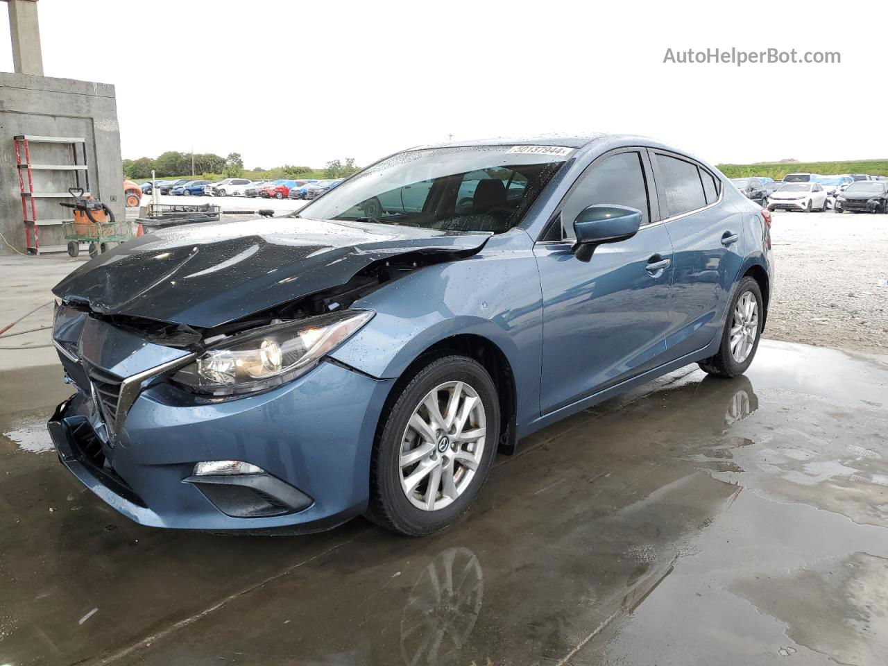 2016 Mazda 3 Sport Blue vin: 3MZBM1U74GM279466