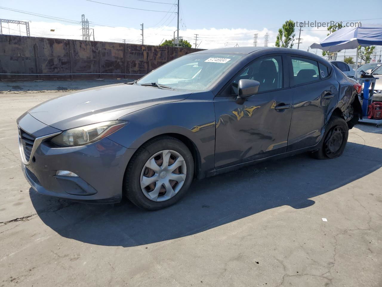 2015 Mazda 3 Sport Угольный vin: 3MZBM1U75FM143118