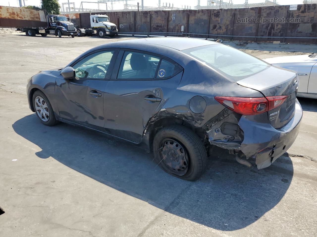 2015 Mazda 3 Sport Угольный vin: 3MZBM1U75FM143118