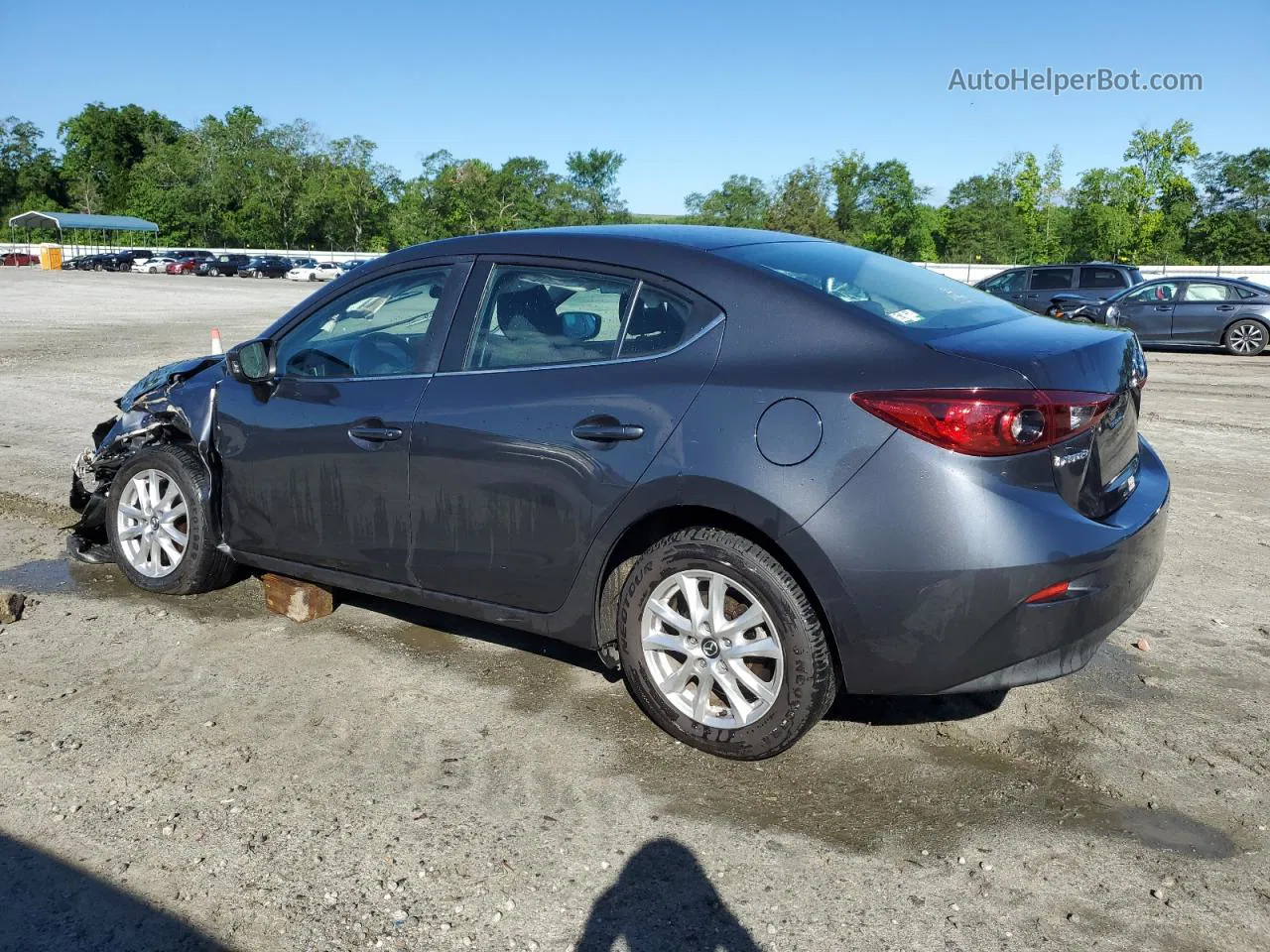 2016 Mazda 3 Sport Gray vin: 3MZBM1U75GM308344