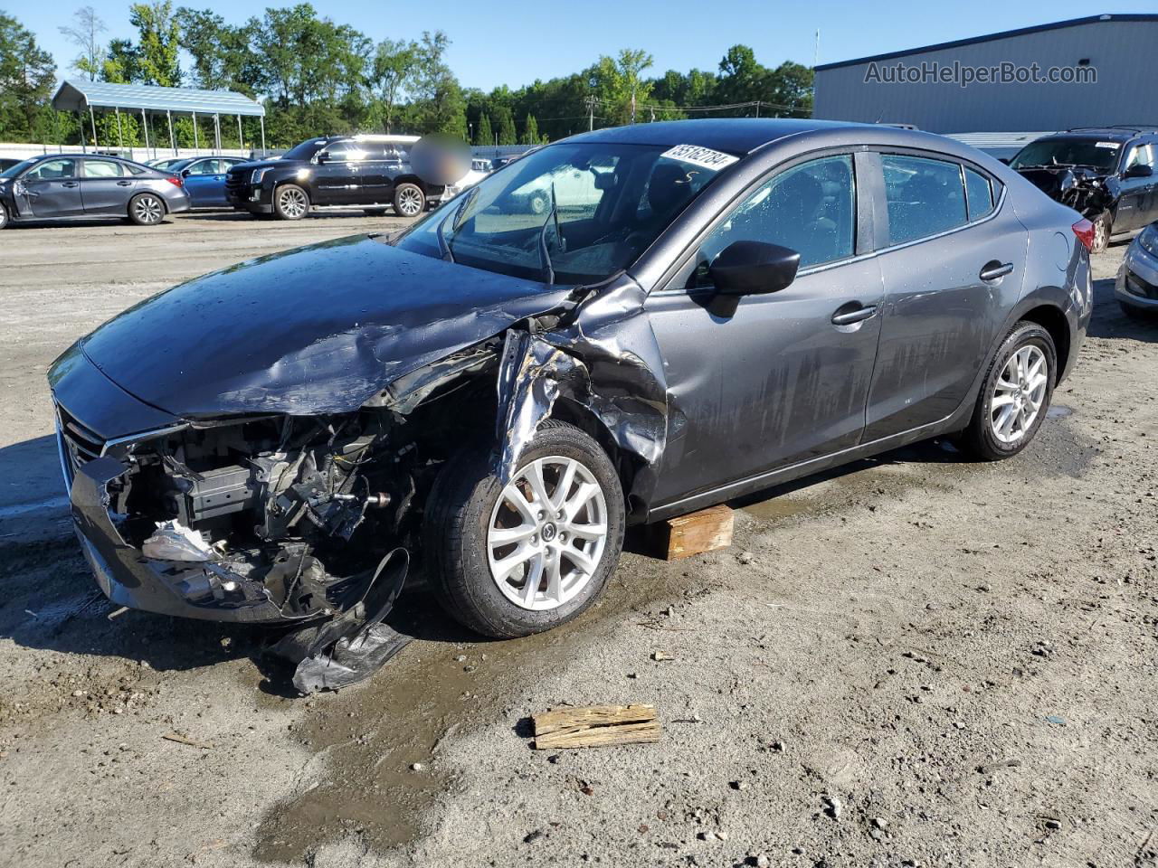 2016 Mazda 3 Sport Gray vin: 3MZBM1U75GM308344