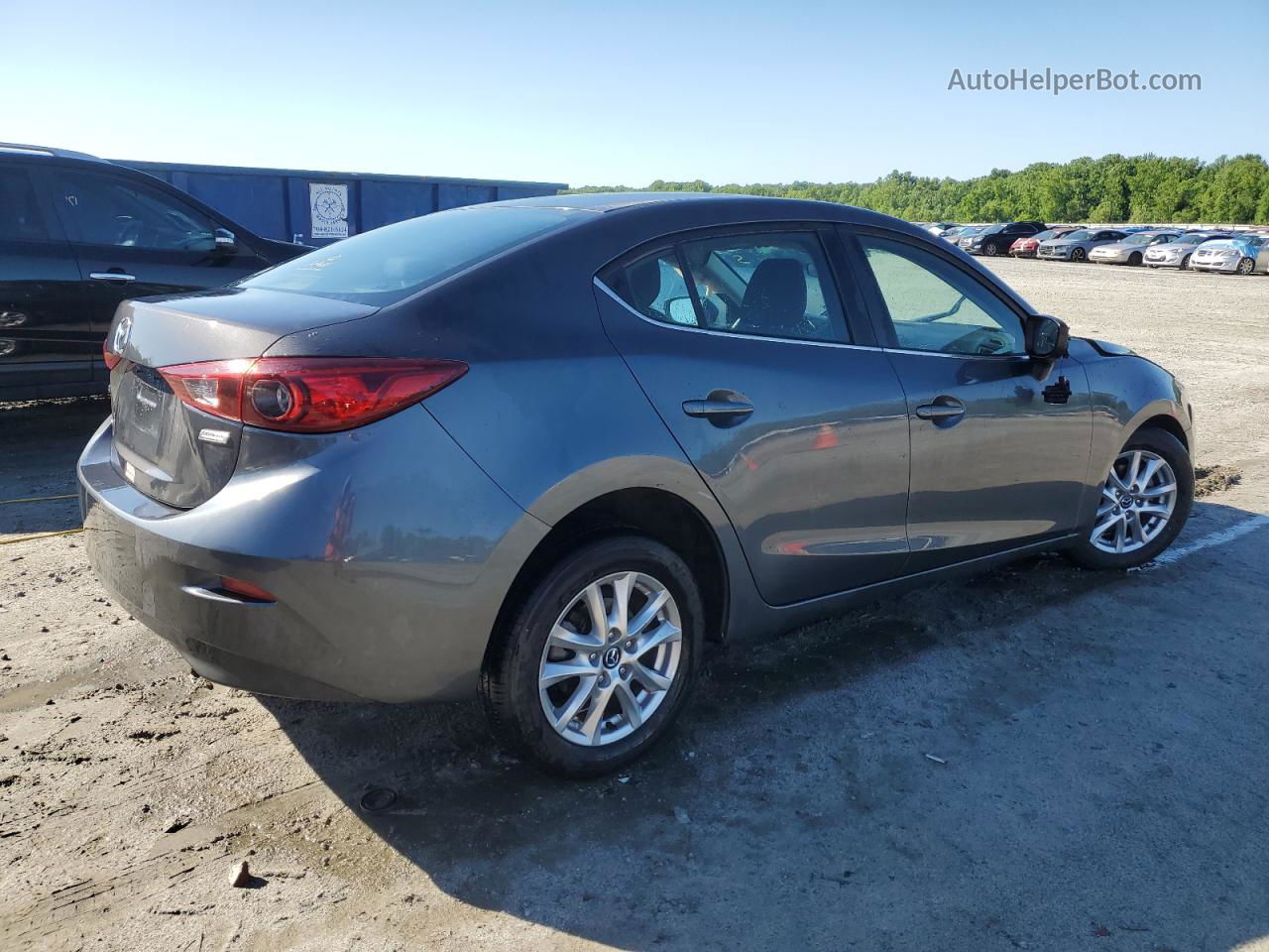 2016 Mazda 3 Sport Gray vin: 3MZBM1U75GM308344