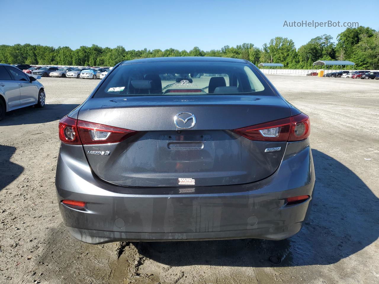 2016 Mazda 3 Sport Gray vin: 3MZBM1U75GM308344