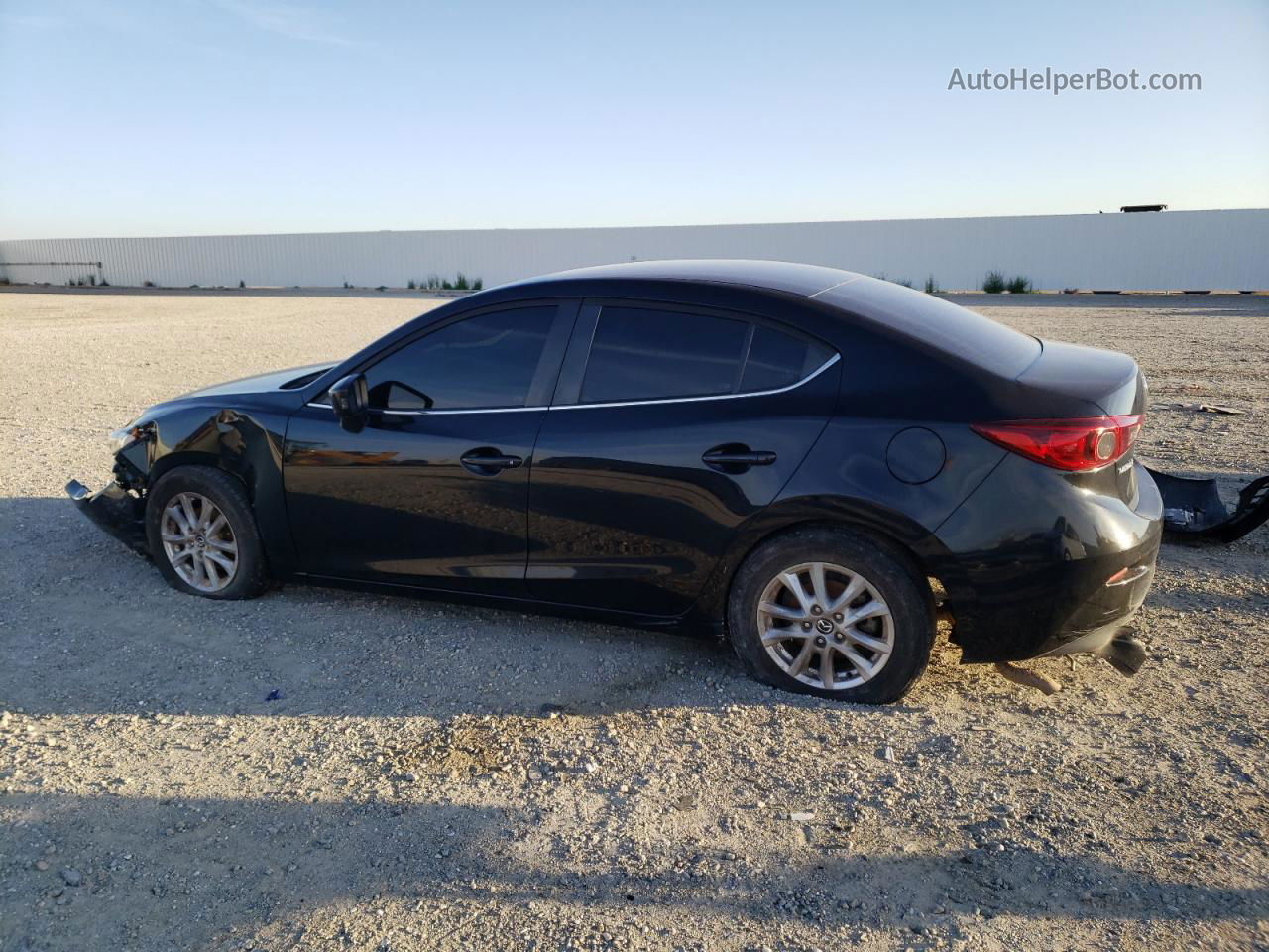 2016 Mazda 3 Sport Черный vin: 3MZBM1U75GM310269