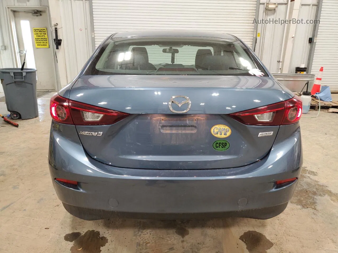 2014 Mazda 3 Sport Blue vin: 3MZBM1U76EM100504