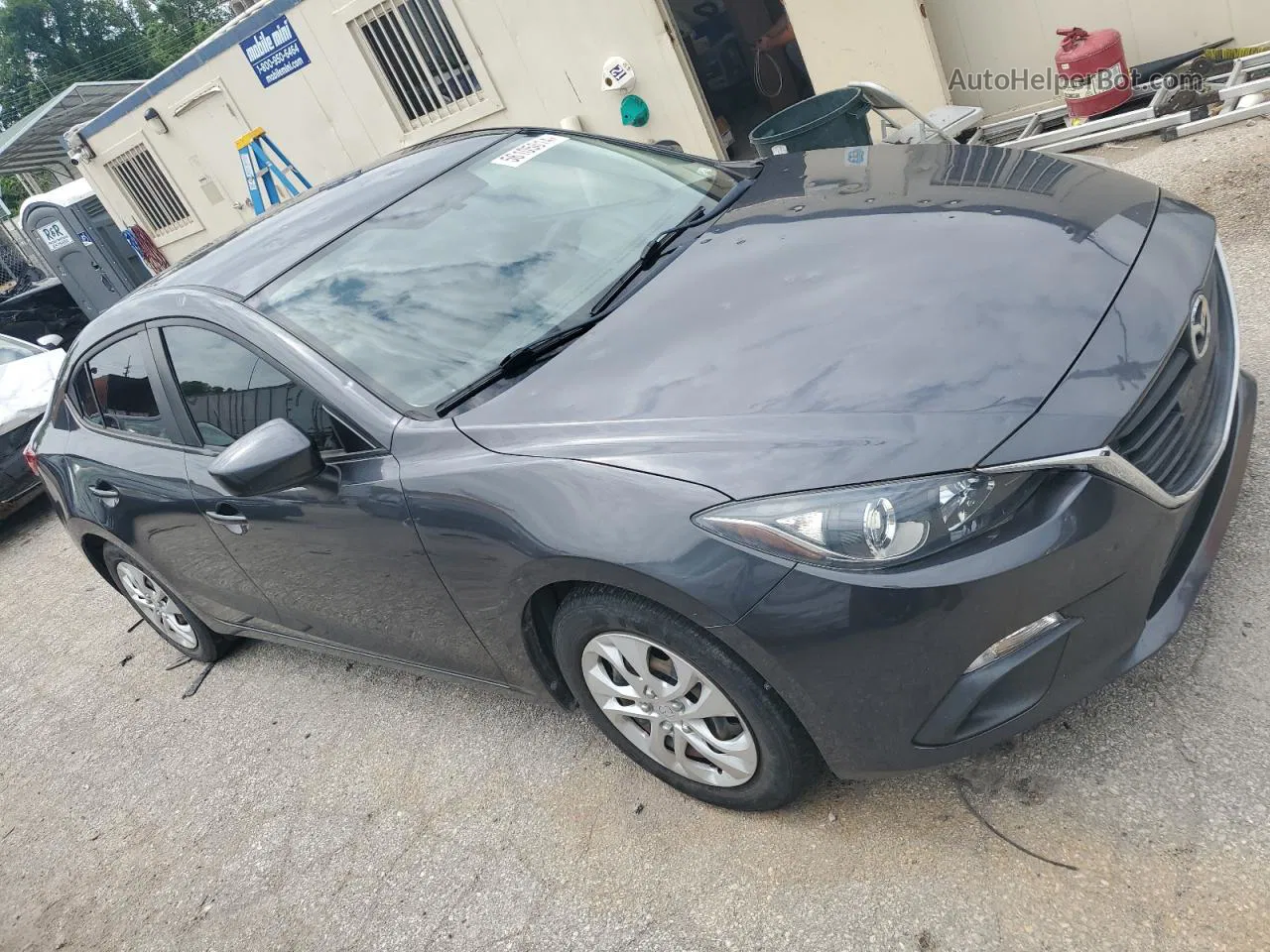 2014 Mazda 3 Sport Gray vin: 3MZBM1U76EM103693