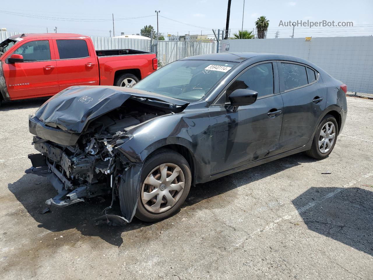 2015 Mazda 3 Sport Gray vin: 3MZBM1U76FM131883