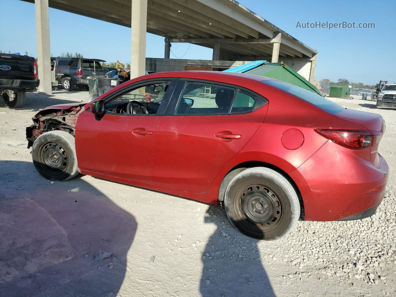 2015 Mazda 3 Sport Red vin: 3MZBM1U76FM158520