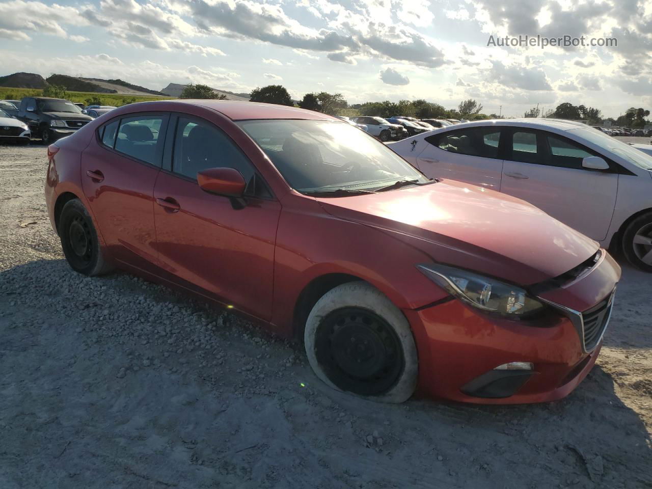 2015 Mazda 3 Sport Red vin: 3MZBM1U76FM158520