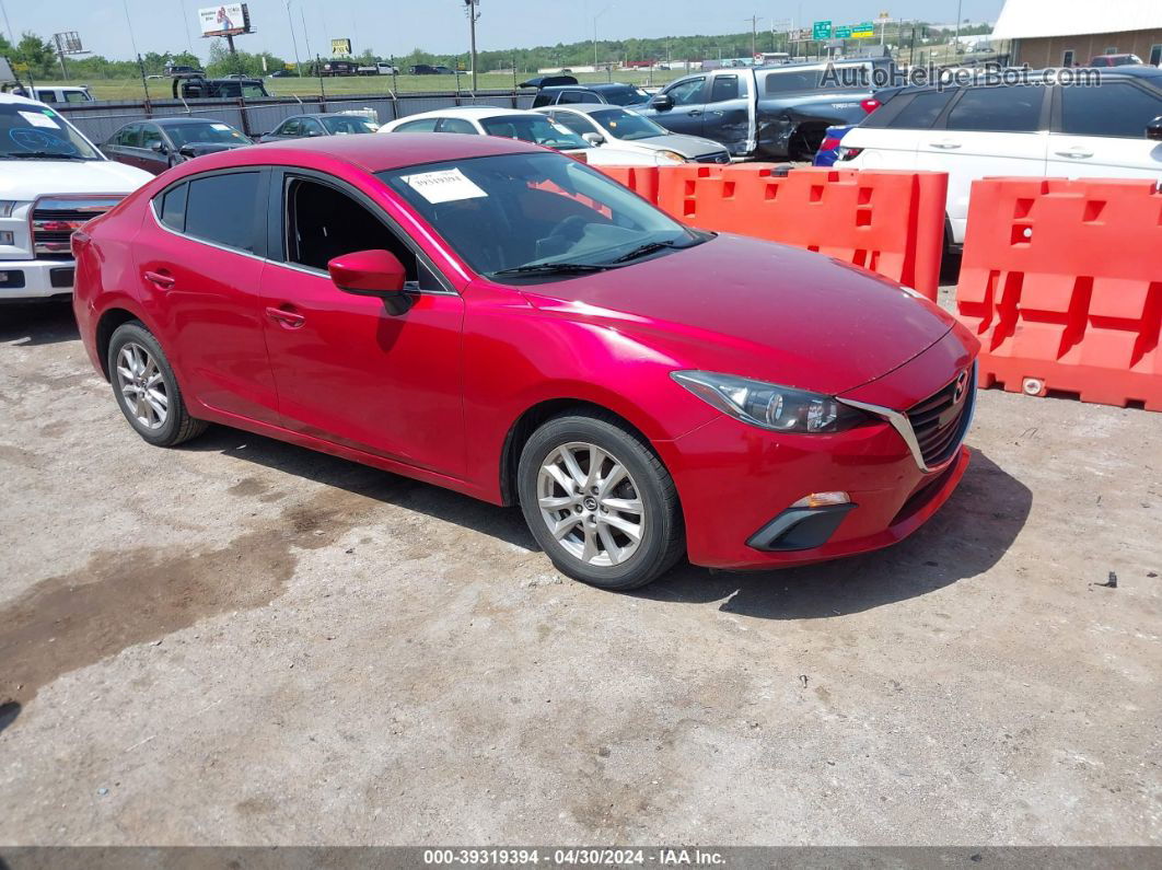2016 Mazda Mazda3 I Sport Красный vin: 3MZBM1U76GM272423