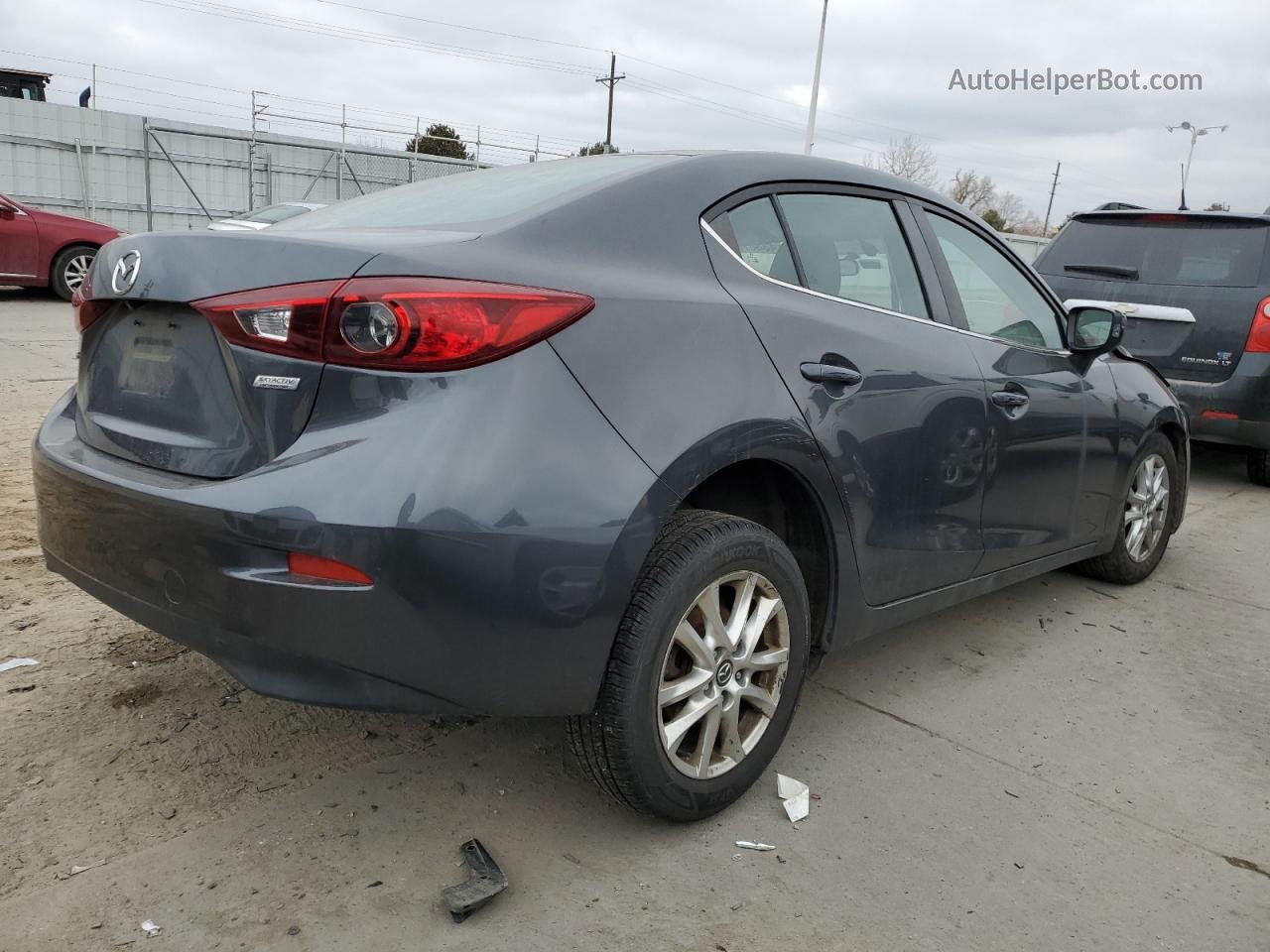 2016 Mazda 3 Sport Серый vin: 3MZBM1U76GM301791