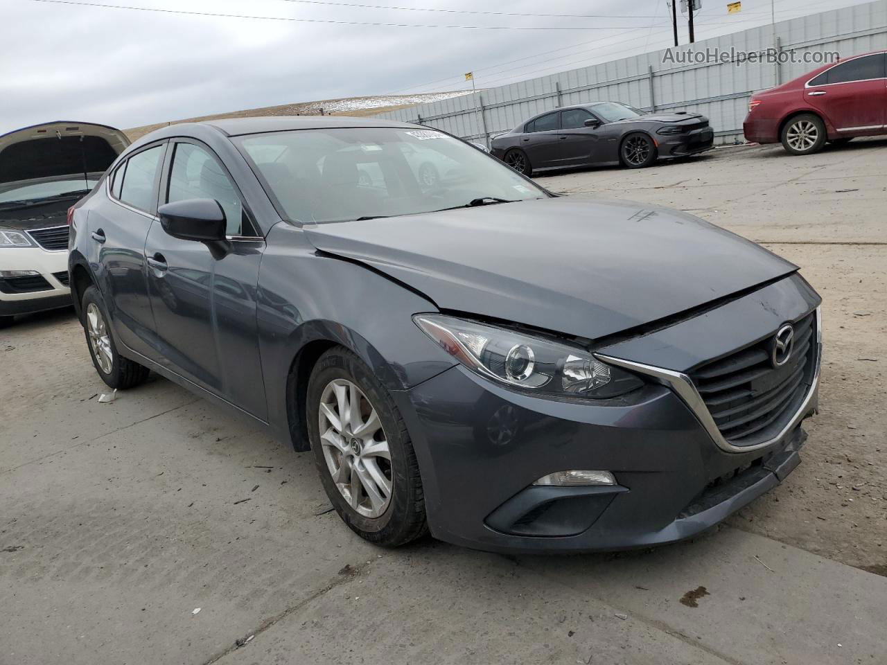 2016 Mazda 3 Sport Gray vin: 3MZBM1U76GM301791