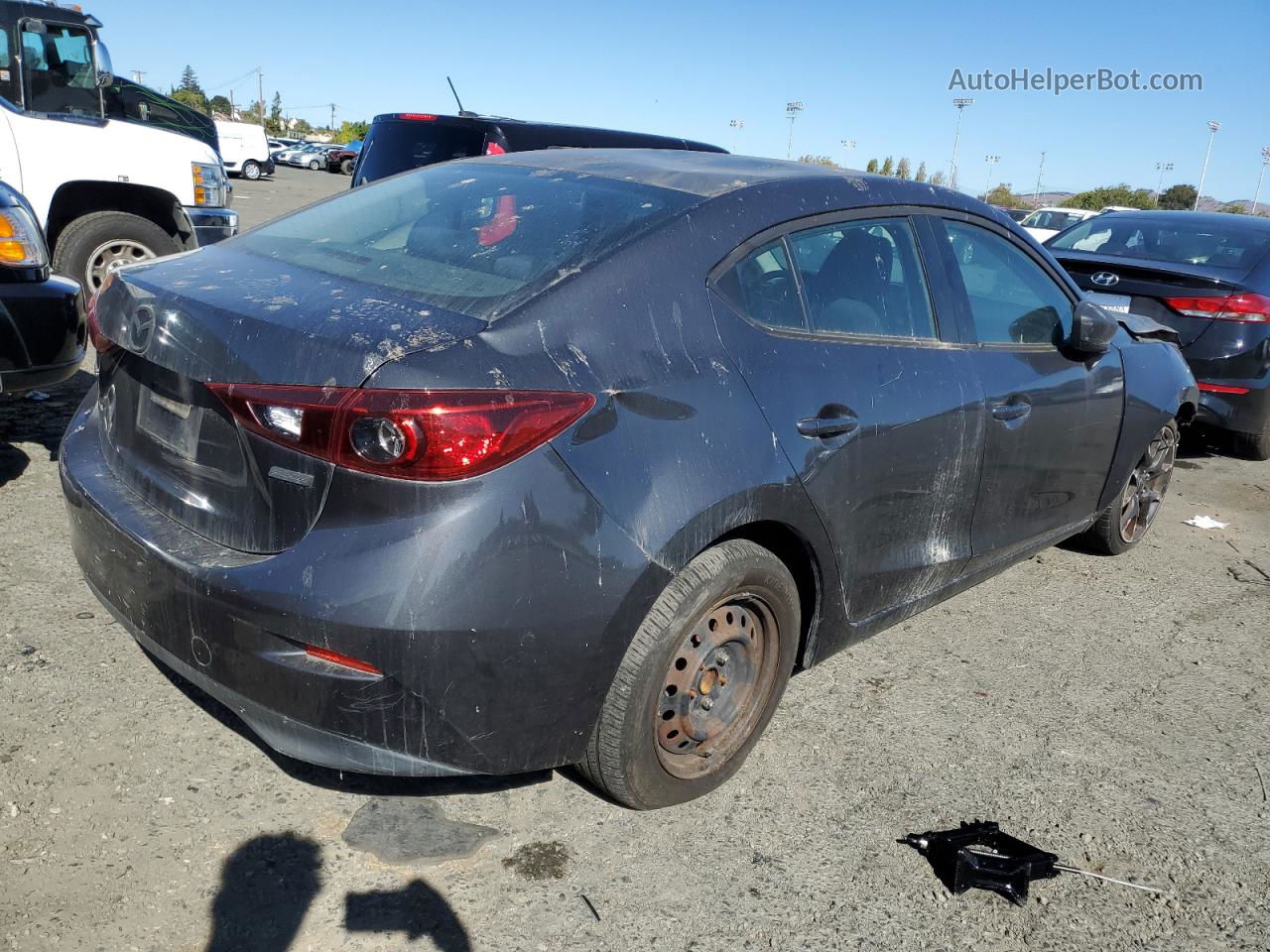 2015 Mazda 3 Sport Gray vin: 3MZBM1U77FM200192