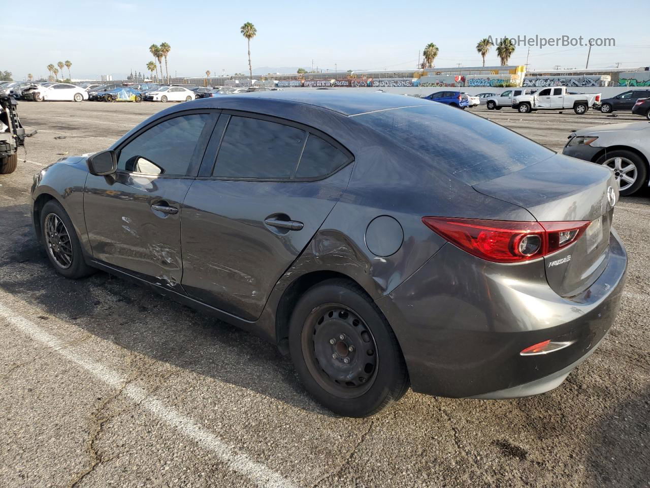 2015 Mazda 3 Sport Gray vin: 3MZBM1U77FM200810