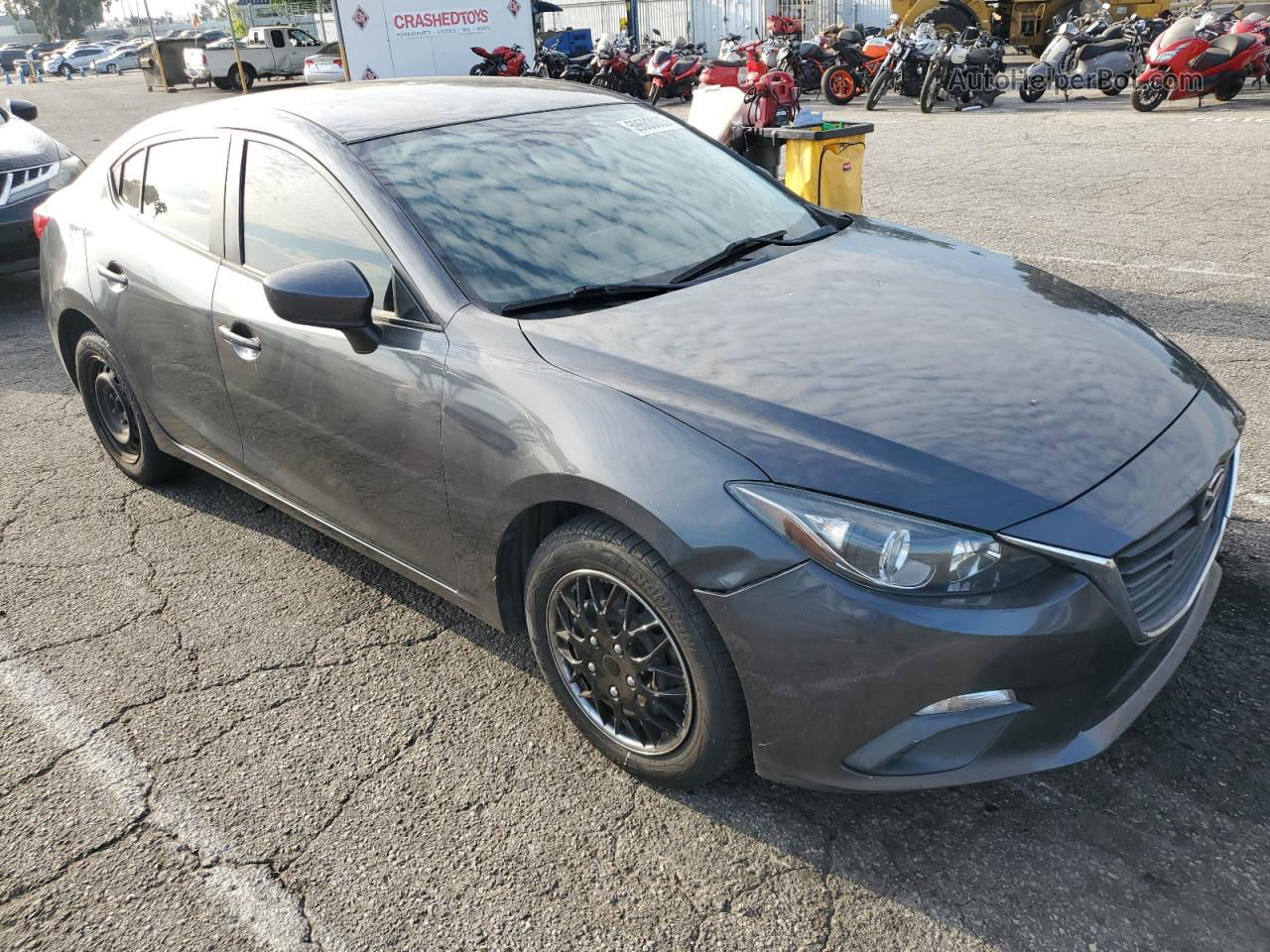 2015 Mazda 3 Sport Gray vin: 3MZBM1U77FM200810