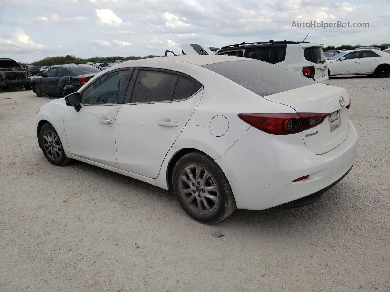 2016 Mazda 3 Sport White vin: 3MZBM1U77GM254531