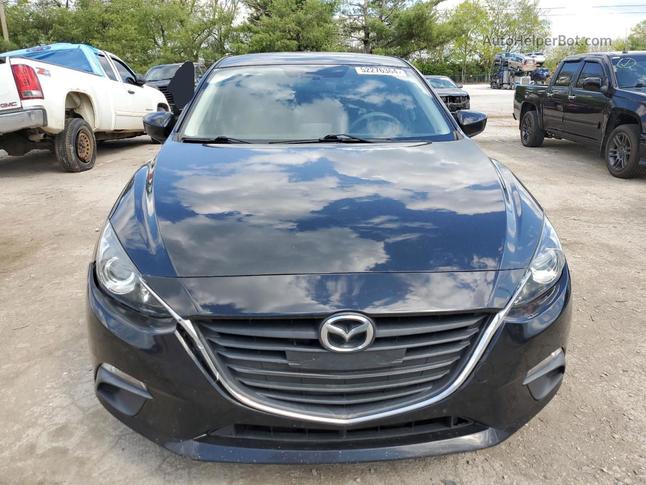 2016 Mazda 3 Sport Черный vin: 3MZBM1U77GM260314