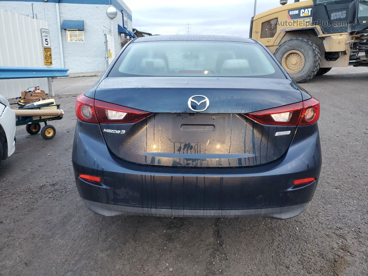 2016 Mazda 3 Sport Синий vin: 3MZBM1U77GM308541