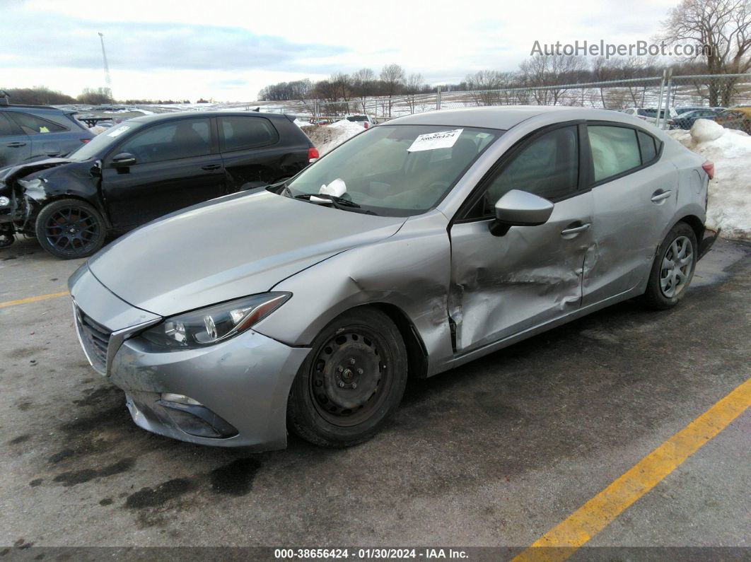 2015 Mazda Mazda3 I Sport Gray vin: 3MZBM1U78FM160401