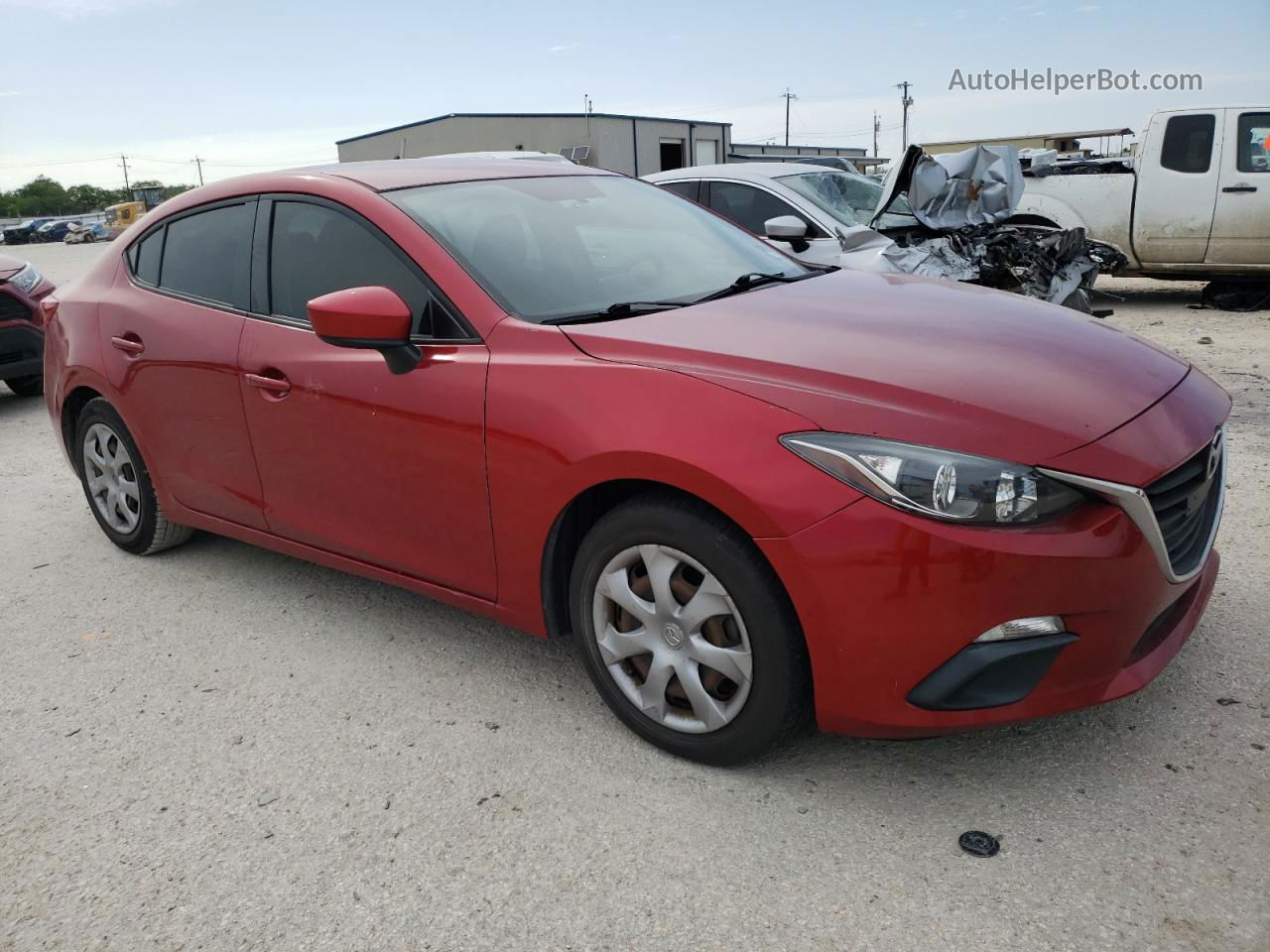 2015 Mazda 3 Sport Red vin: 3MZBM1U78FM162472