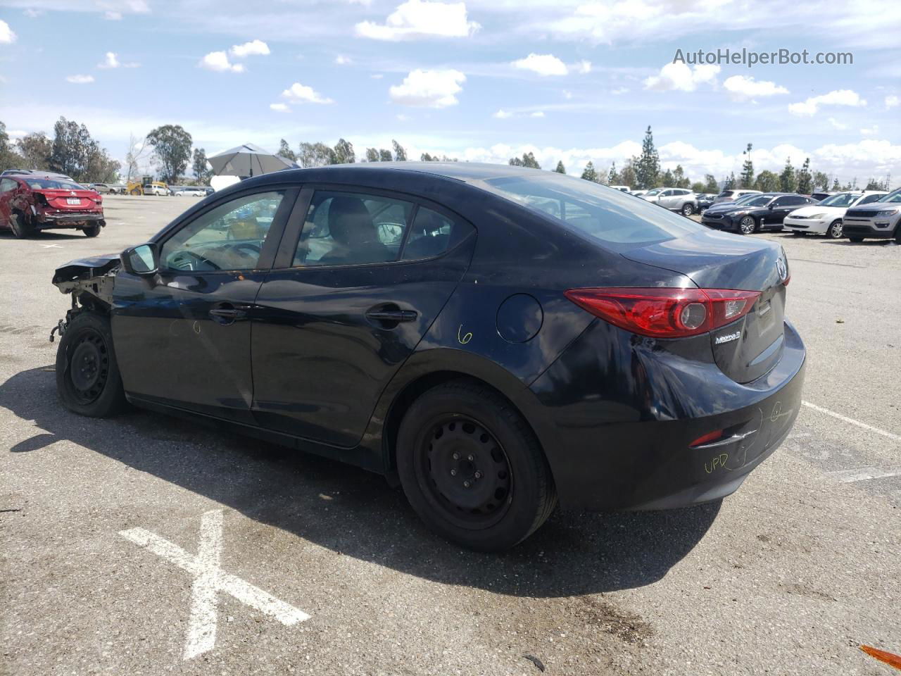 2015 Mazda 3 Sport Черный vin: 3MZBM1U78FM167705