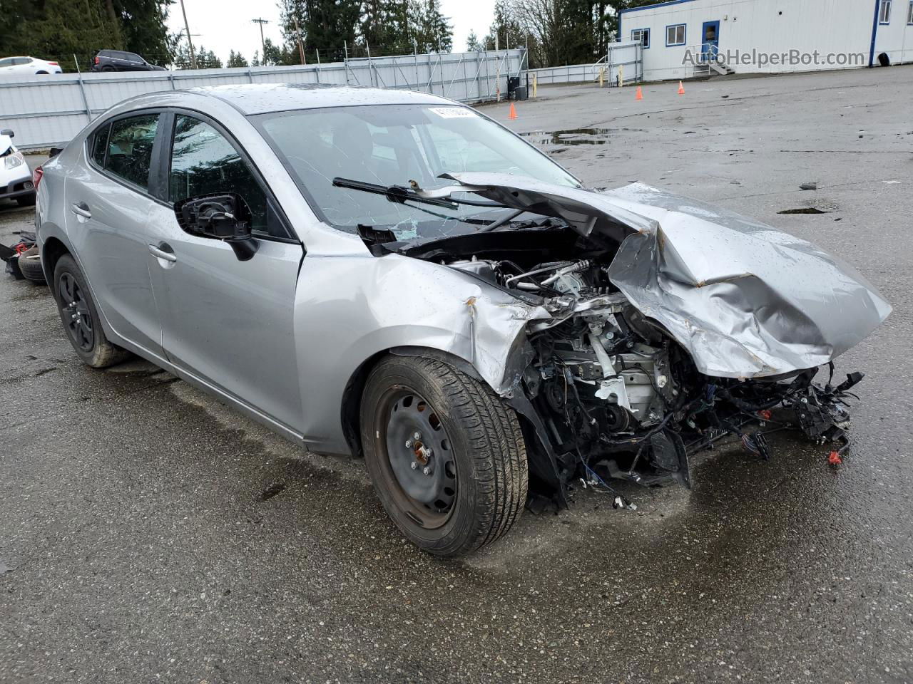 2015 Mazda 3 Sport Silver vin: 3MZBM1U78FM229507