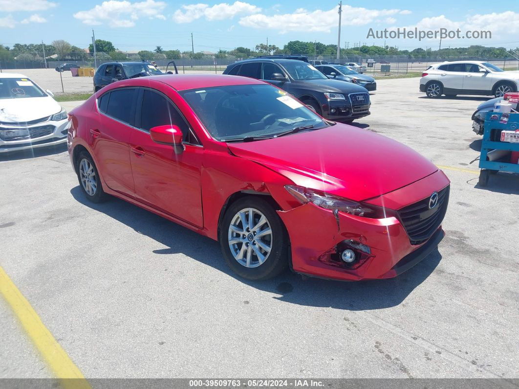 2016 Mazda Mazda3 I Sport Red vin: 3MZBM1U78GM243537