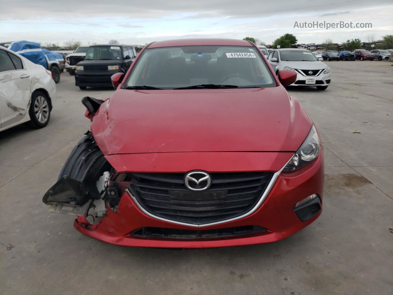 2016 Mazda 3 Sport Red vin: 3MZBM1U78GM259253