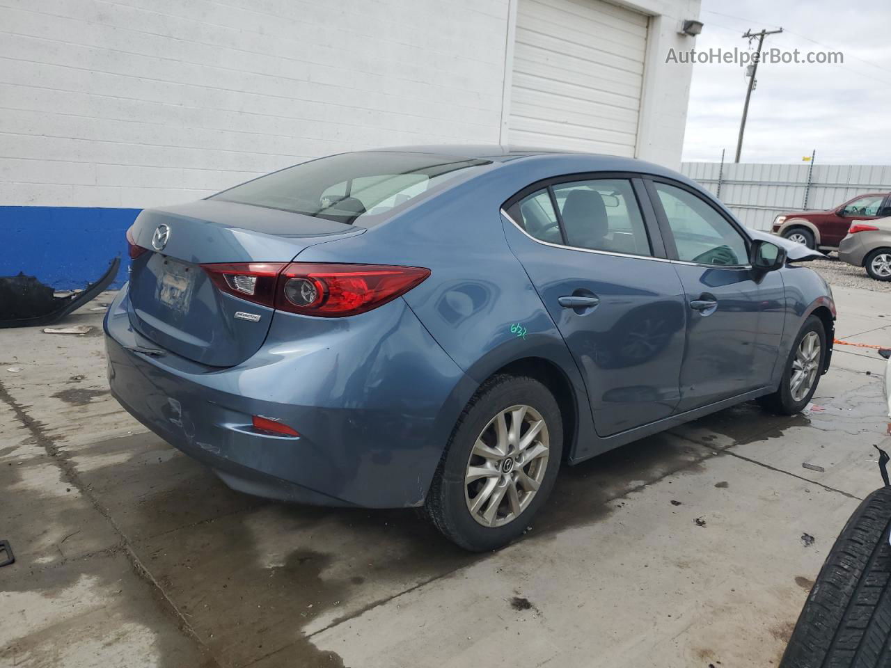 2016 Mazda 3 Sport Blue vin: 3MZBM1U78GM304238