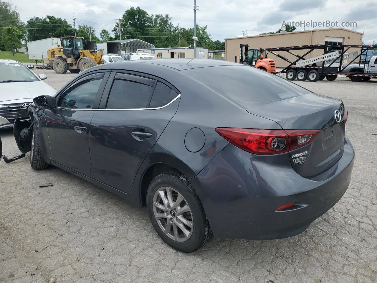 2016 Mazda 3 Sport Gray vin: 3MZBM1U78GM319189