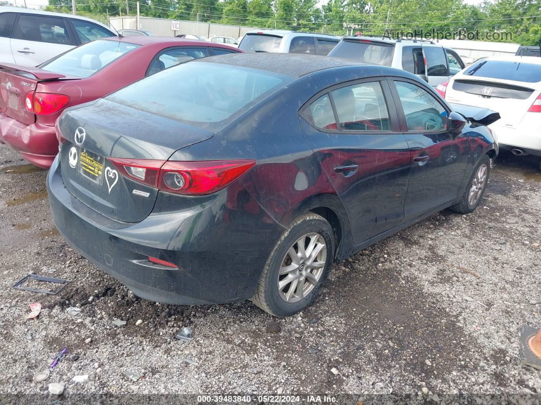 2015 Mazda Mazda3 I Sport Черный vin: 3MZBM1U79FM147897