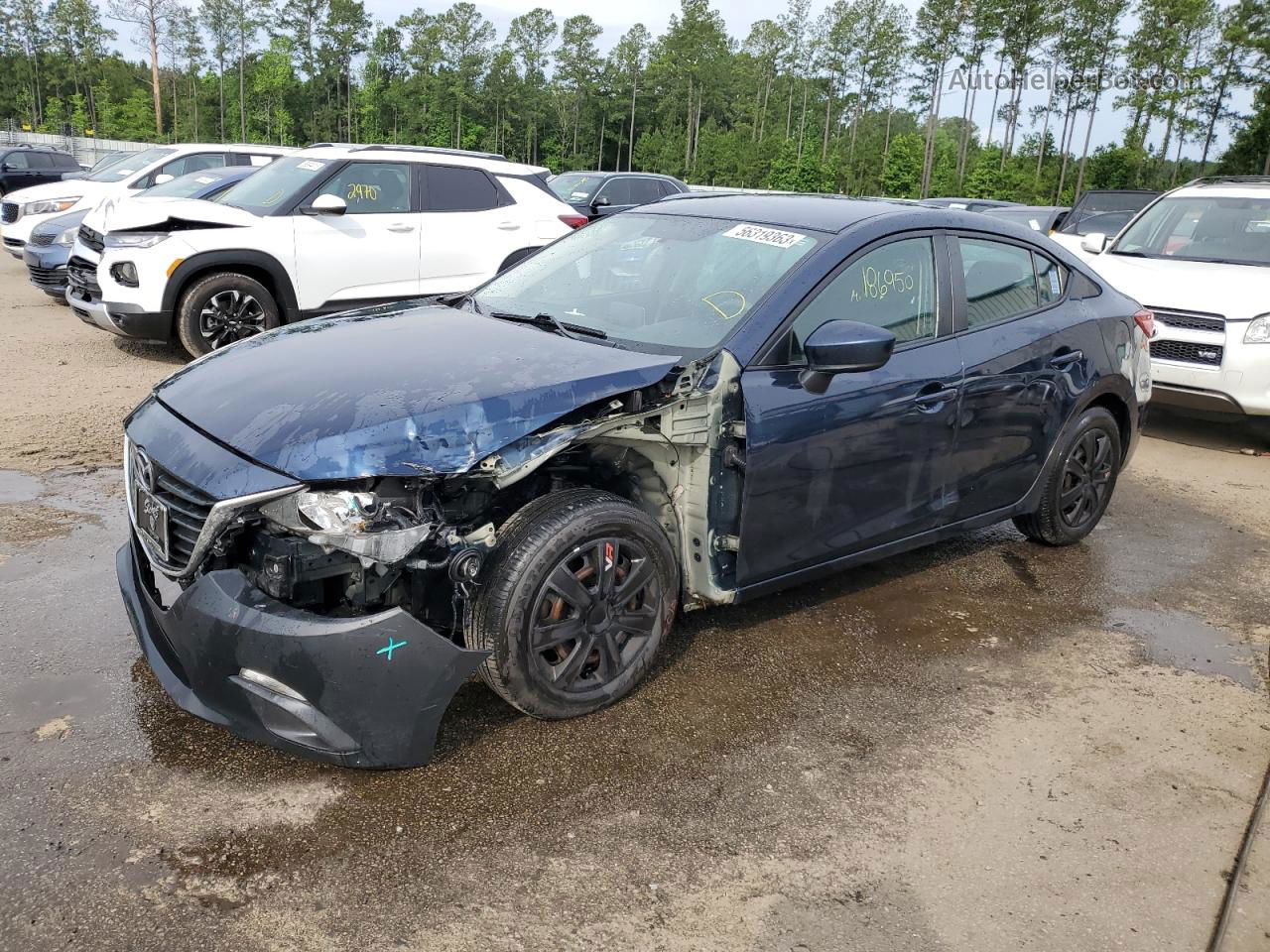 2015 Mazda 3 Sport Blue vin: 3MZBM1U79FM189809