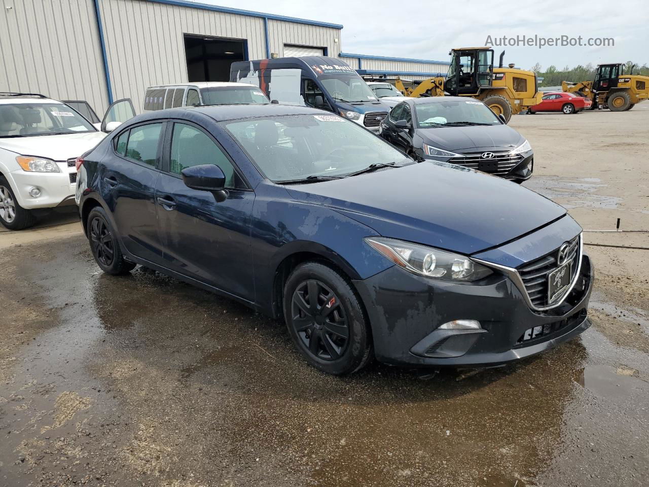 2015 Mazda 3 Sport Blue vin: 3MZBM1U79FM189809