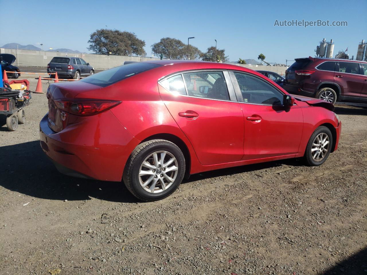 2016 Mazda 3 Sport Red vin: 3MZBM1U79GM298143