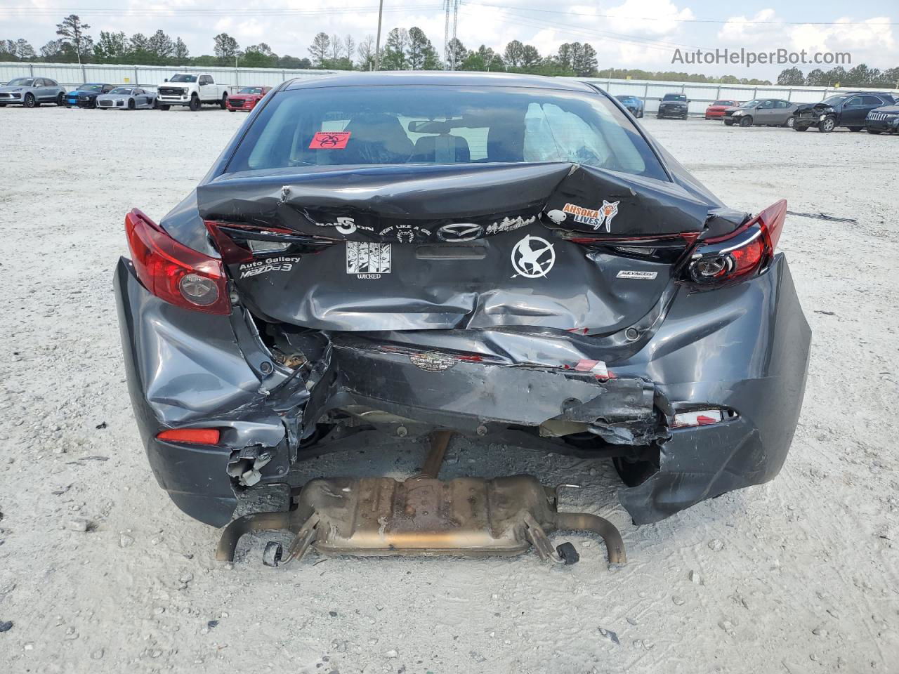 2016 Mazda 3 Sport Charcoal vin: 3MZBM1U79GM321937