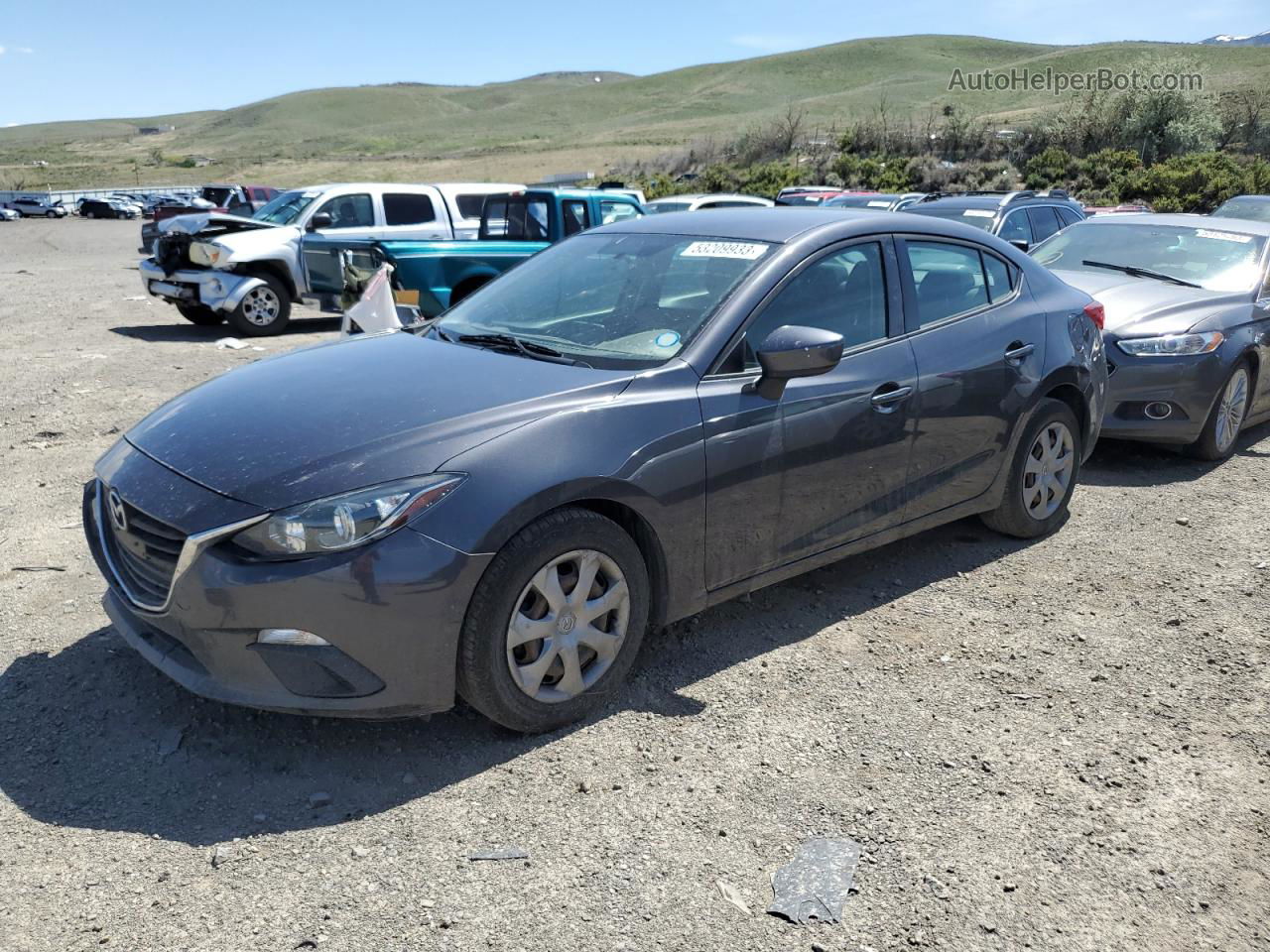 2015 Mazda 3 Sport Gray vin: 3MZBM1U7XFM167804