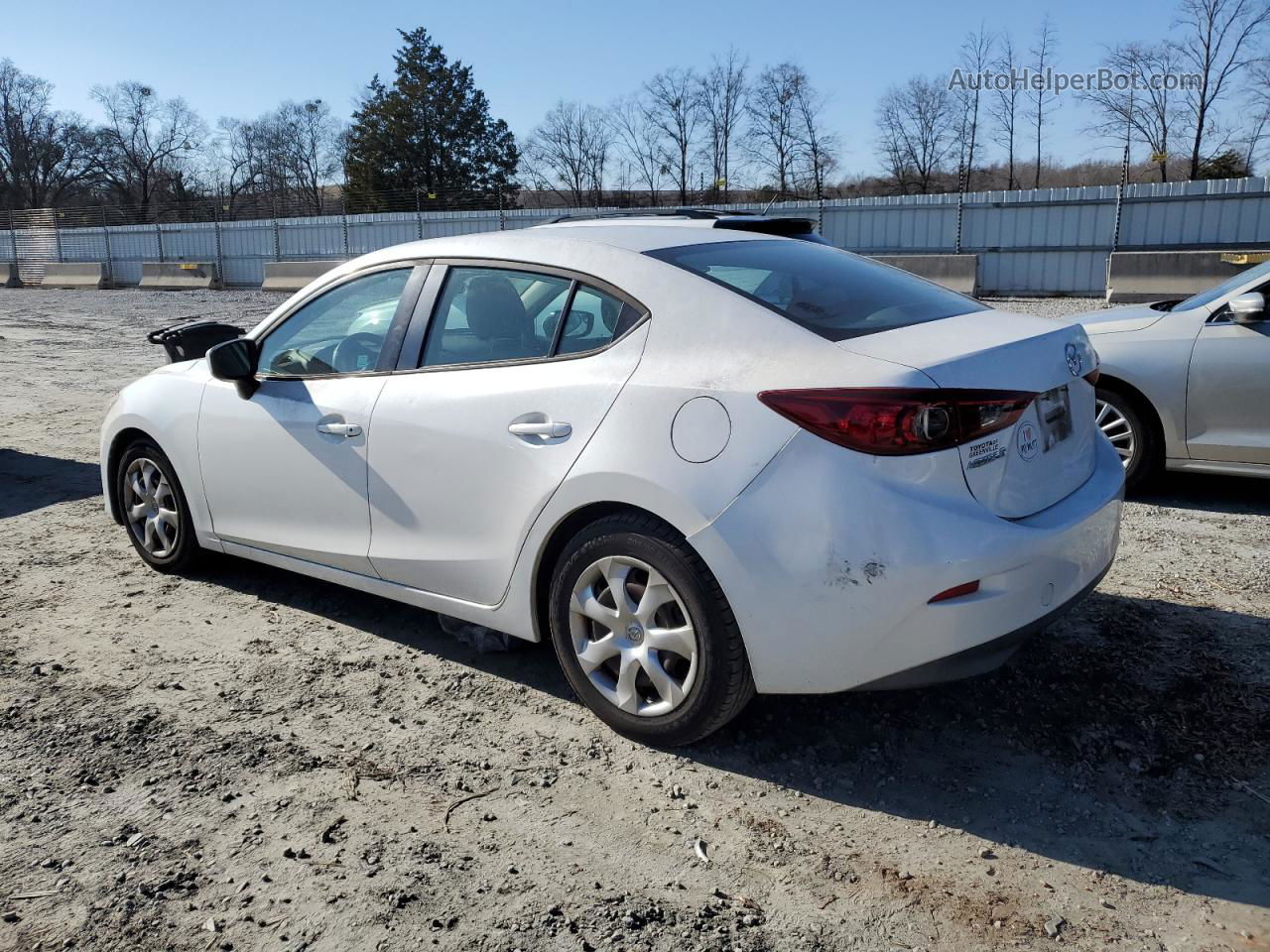 2015 Mazda 3 Sport White vin: 3MZBM1U7XFM171383