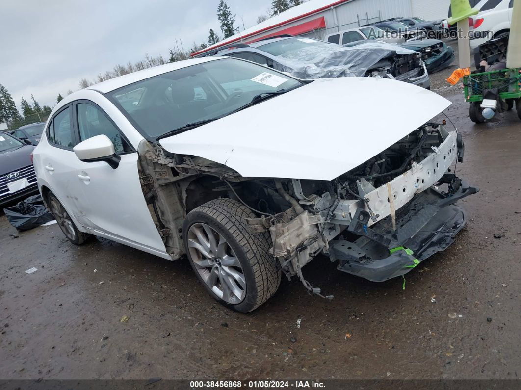 2015 Mazda Mazda3 I Sport White vin: 3MZBM1U7XFM173621